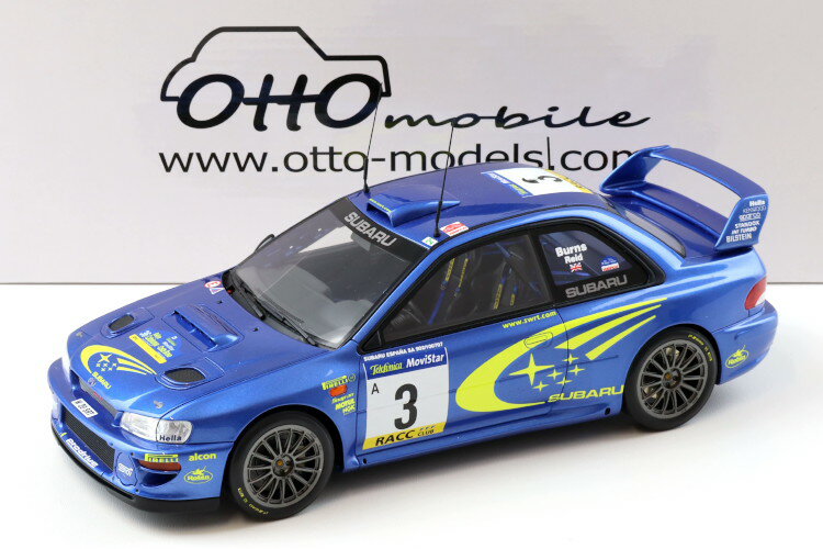 楽天市場】オートアート 1／18 ミニカー スバル インプレッサ wrc 1997