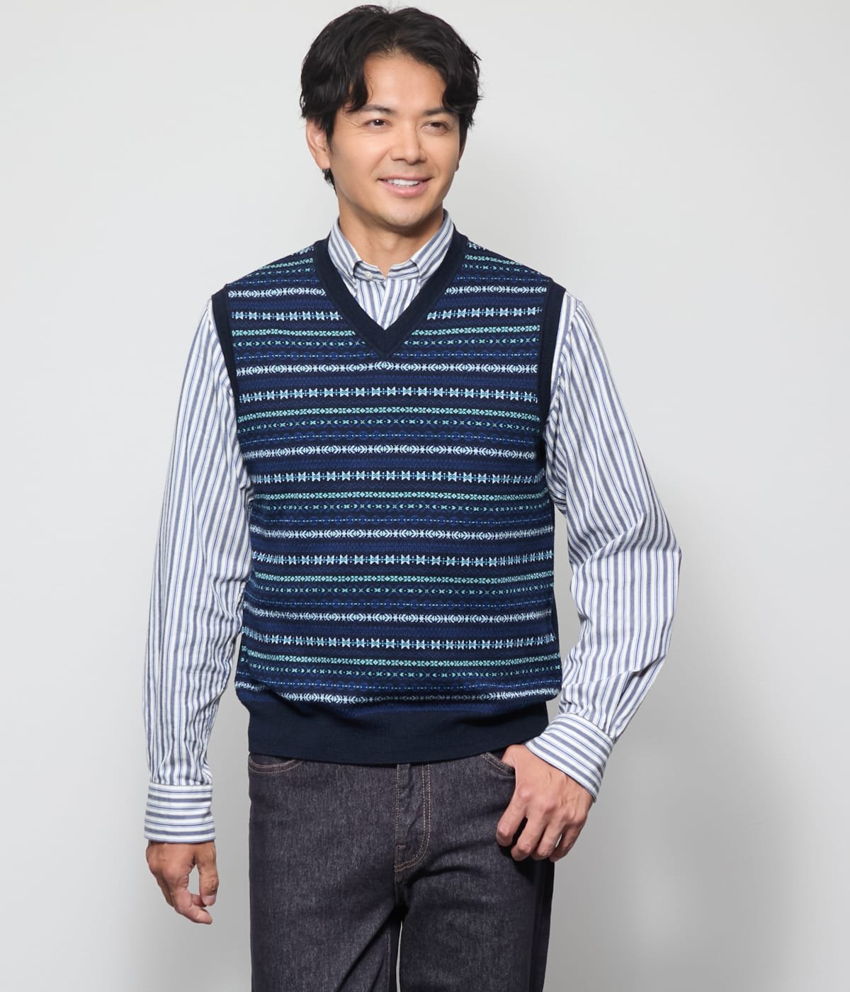 楽天市場】フェアアイル ベスト 送料無料（素材（生地・毛糸）ニット