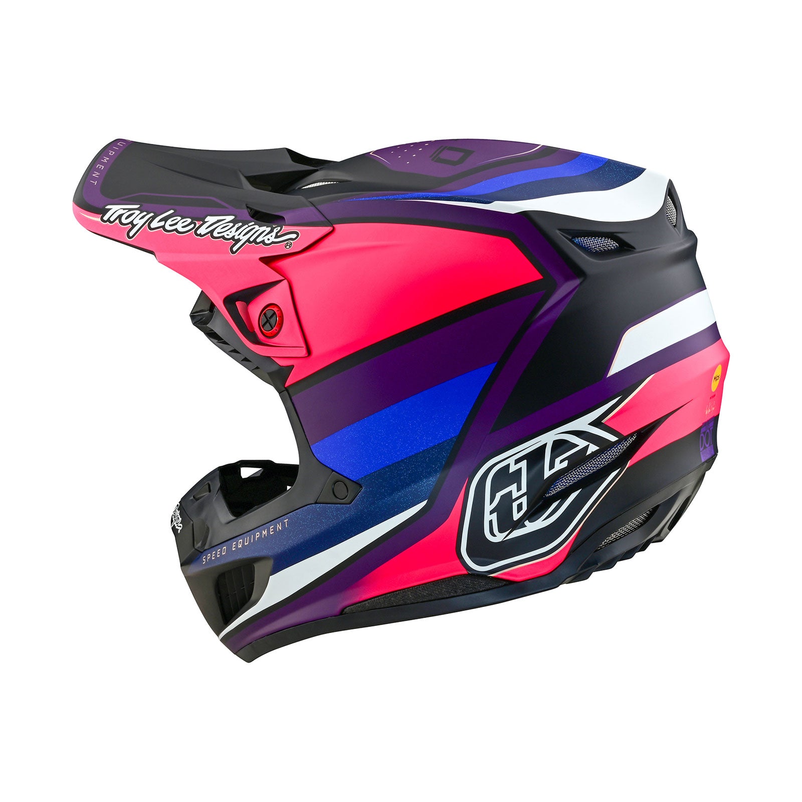 SE5 Composite Helmet Reverb Black / Purple – Troy Lee Designs