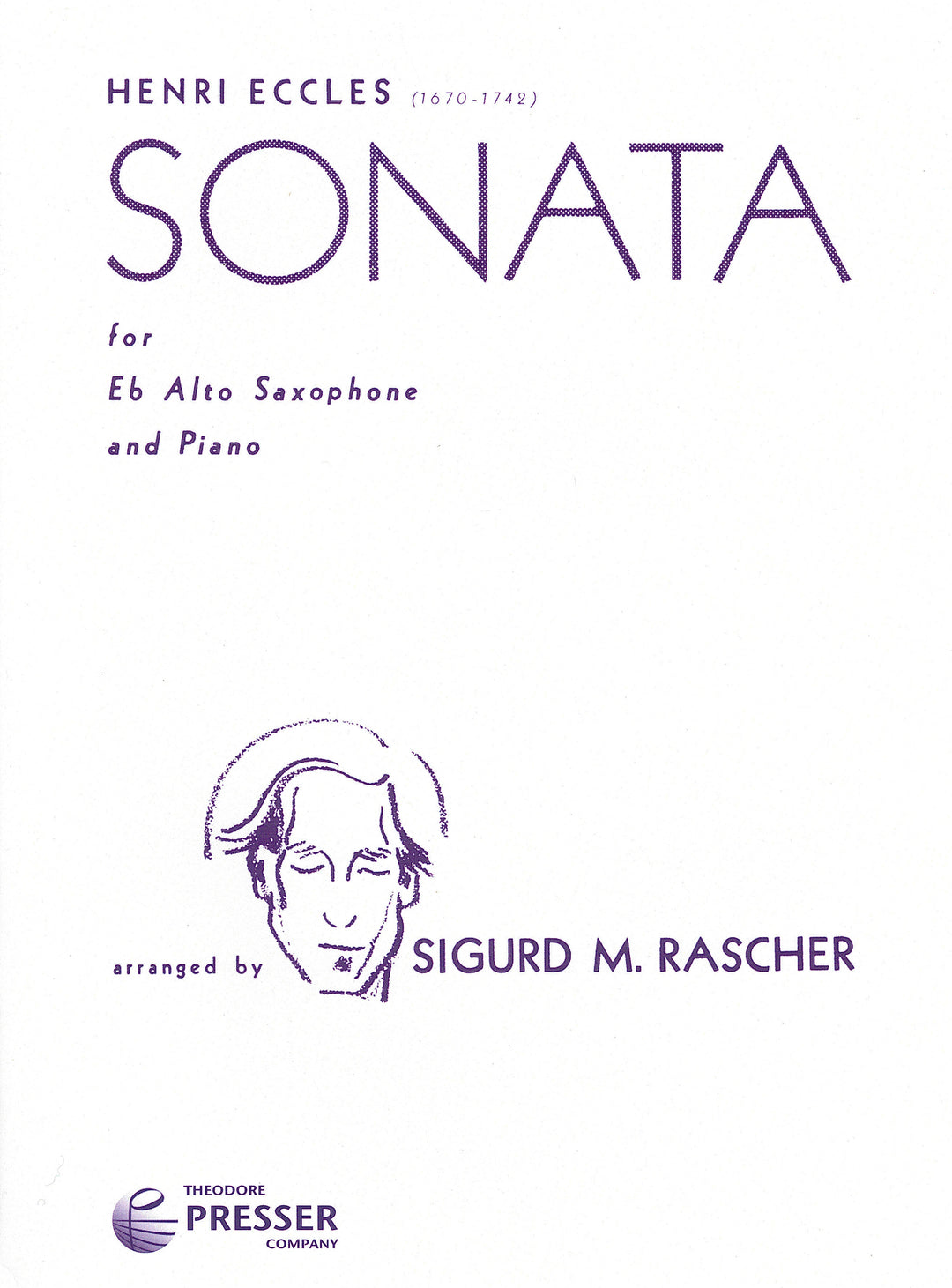 ソナタ（アルトサックスソロ）／Sonata (Alto Saxophone & Piano