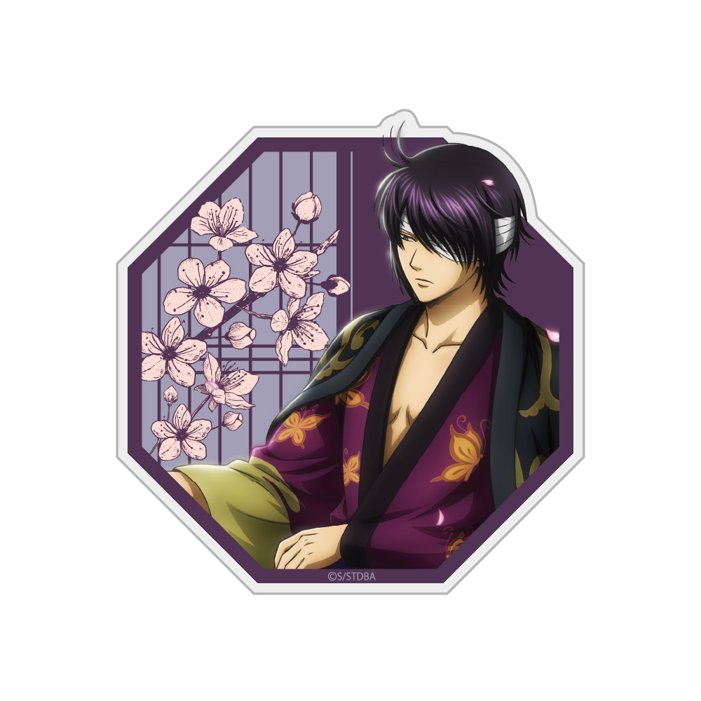 描き下ろし 高杉晋助 フルカラーハンドタオル 小窓から覗く景色Ver