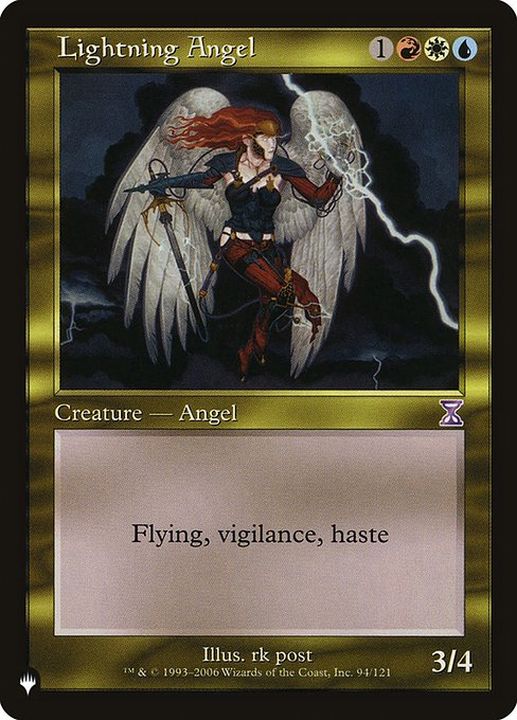 稲妻の天使/Lightning Angel《英語》【Reprint Cards(The List)】