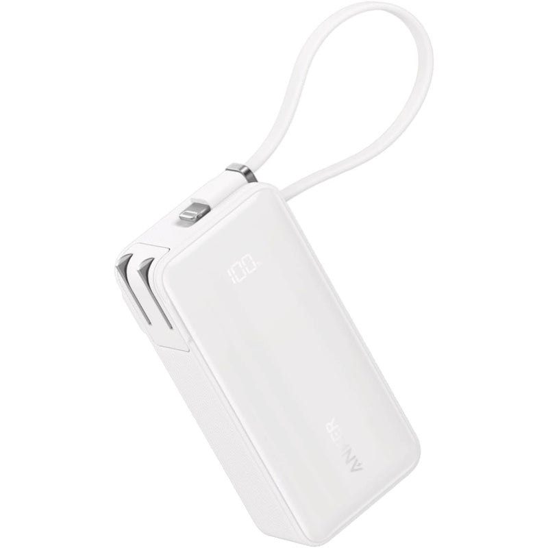 Anker Power Bank (10000mAh, Fusion, Built-In ライトニングケーブル