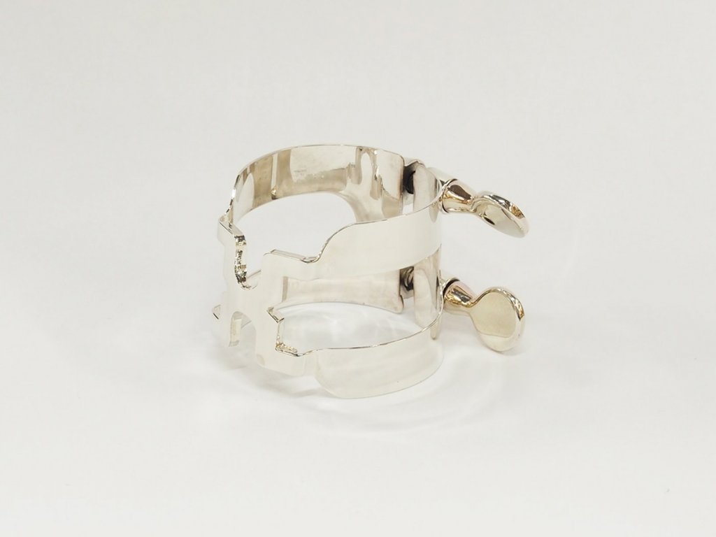 サックス リガチャー｜ハリソン テナーサックスリガチャー 銀メッキ