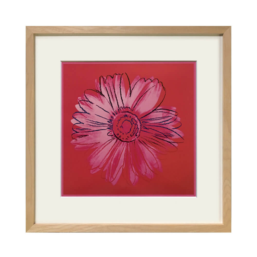 Andy Warhol（アンディ ウォーホル） Daisy c.1982(crimson and pink