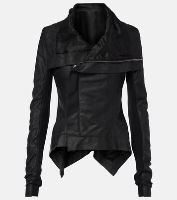 Naska leather biker jacket in black - Rick Owens | Mytheresa