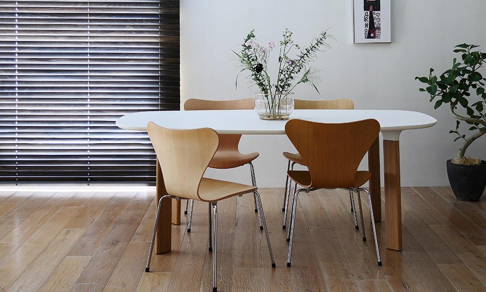 セブンチェア 3107 / ナチュラルウッド ビーチ / クローム脚FRITZ