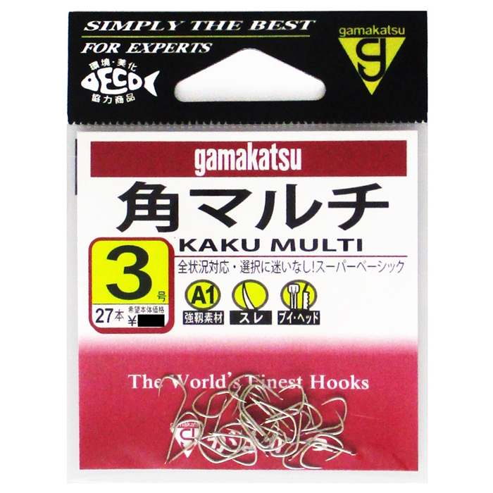 がまかつ 角マルチ 3号 白【ゆうパケット】 - 釣具のポイント 【公式