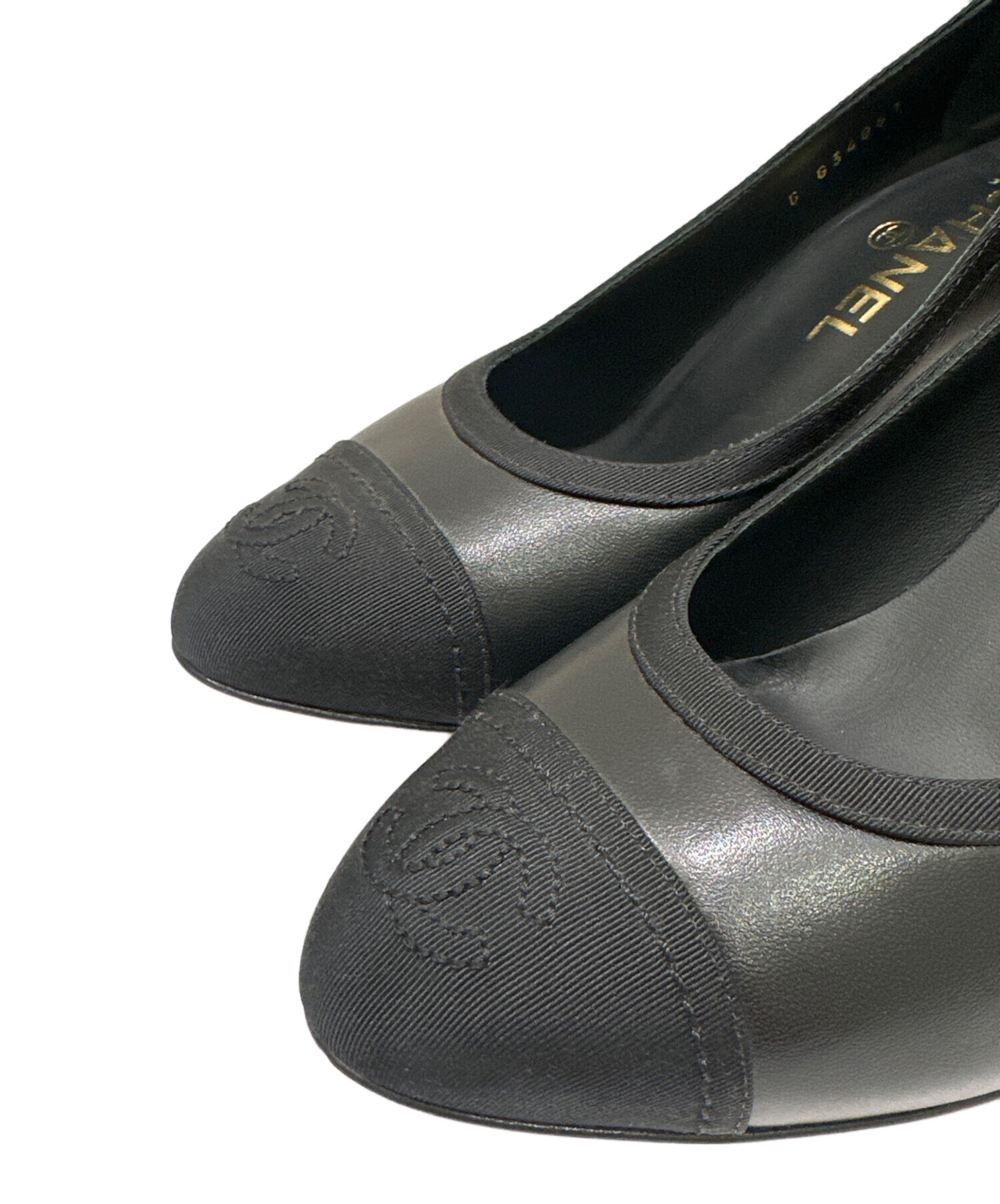 中古・古着通販】CHANEL (シャネル) ココマークヒールパンプス