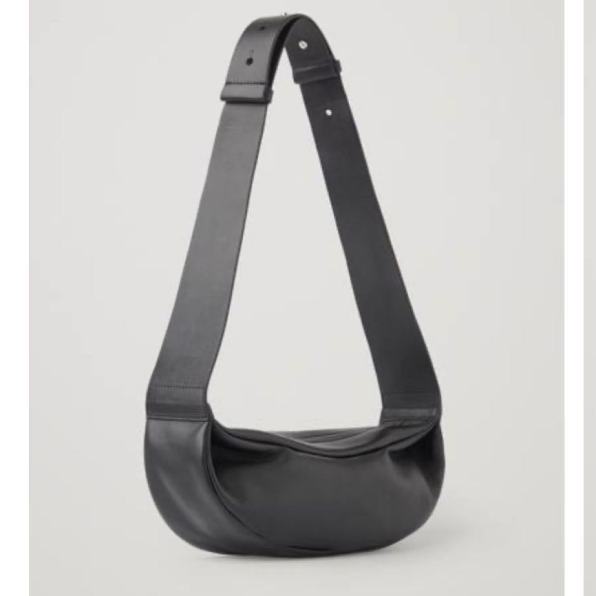 cos ボディバッグ ウエストポーチ レザーバッグ レザープリーツベルト