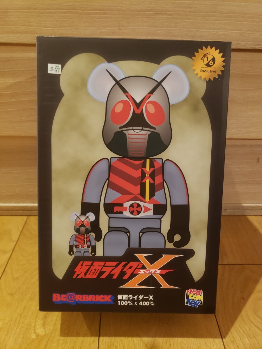 BE@RBRICK 仮面ライダーX 100％ & 400％ ベアブリック｜Yahoo!フリマ
