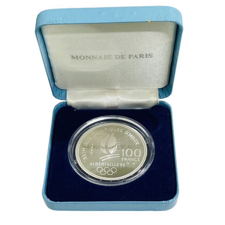 フランスアルベールビルオリンピック1992年 100フラン銀貨｜Yahoo