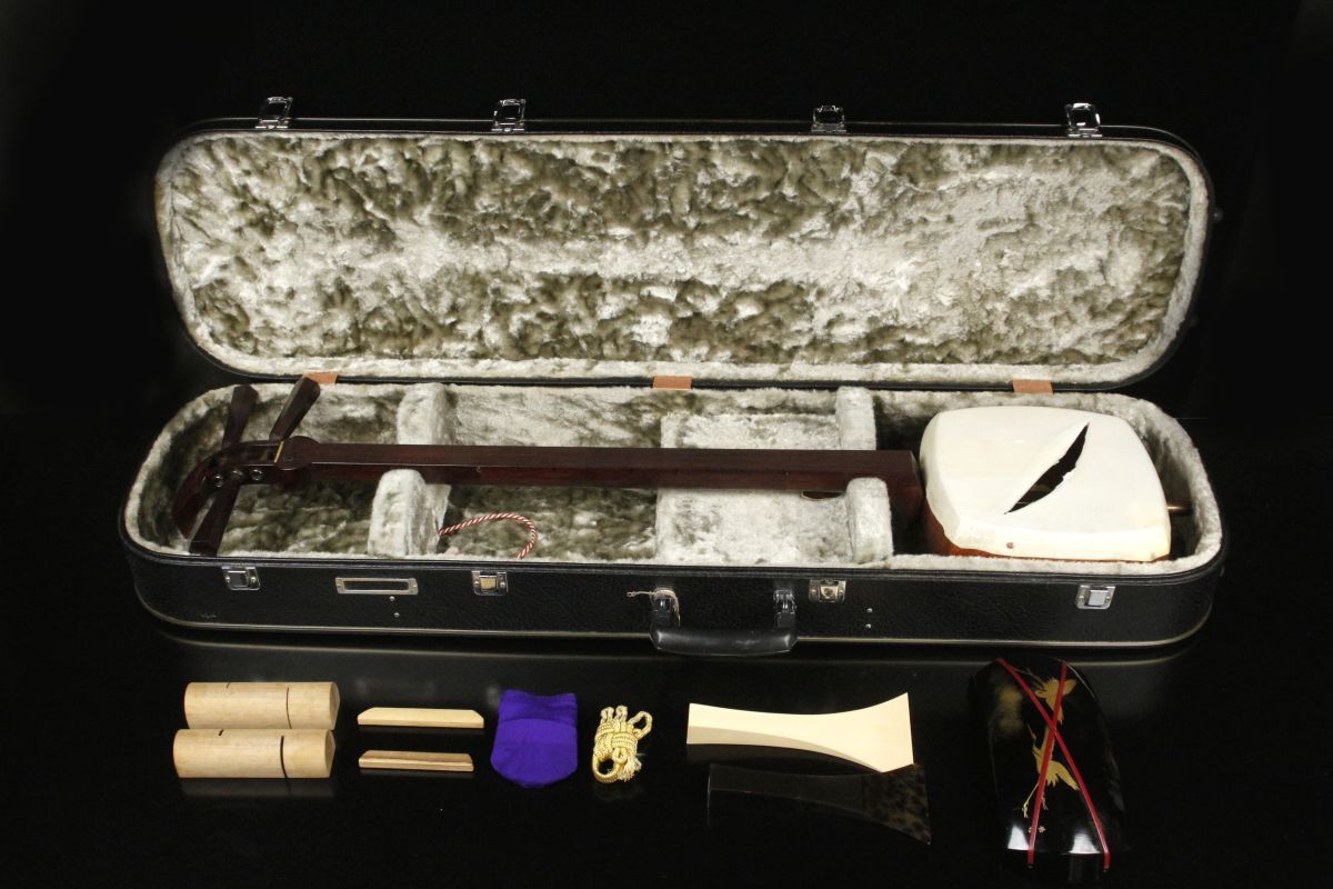 Yahoo!オークション - 【LIG】津軽三味線 紅木 東さわり K22 金細 二本