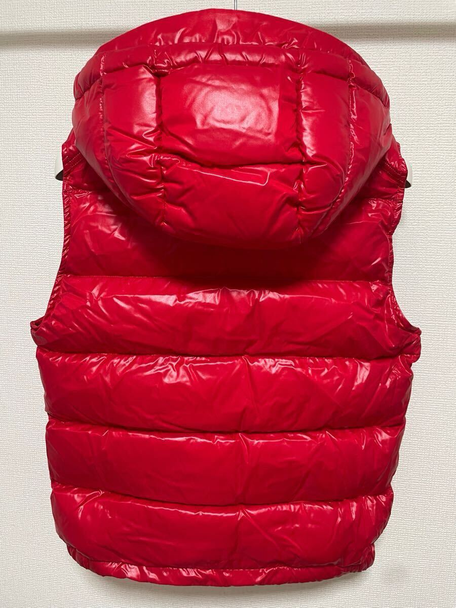 超美品 MONCLER BORMES GILET 2 レッド ダウンベスト モンクレール