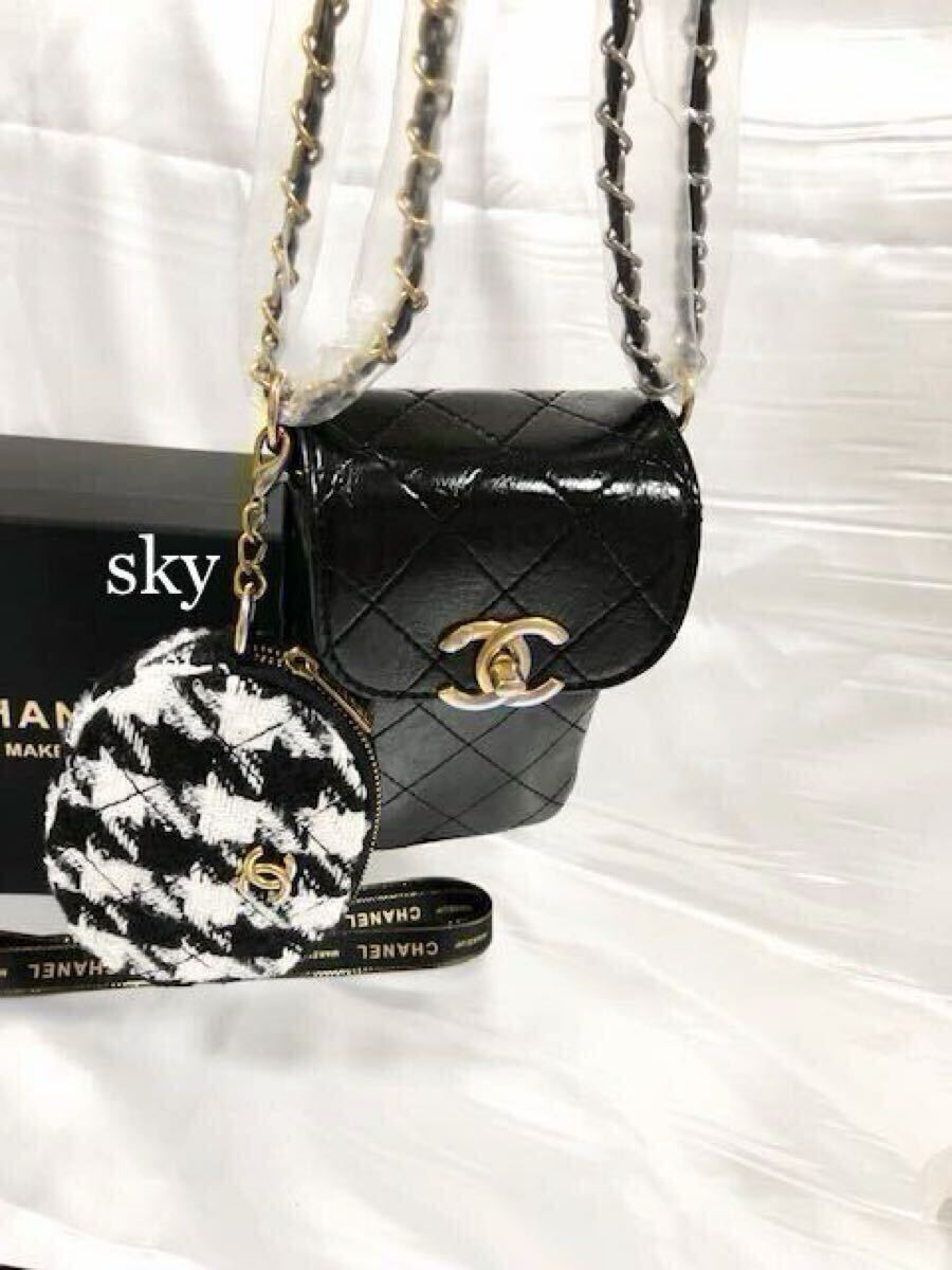 新品 シャネル ノベルティ CHANEL ショルダーバッグ スマホポーチ ミニ