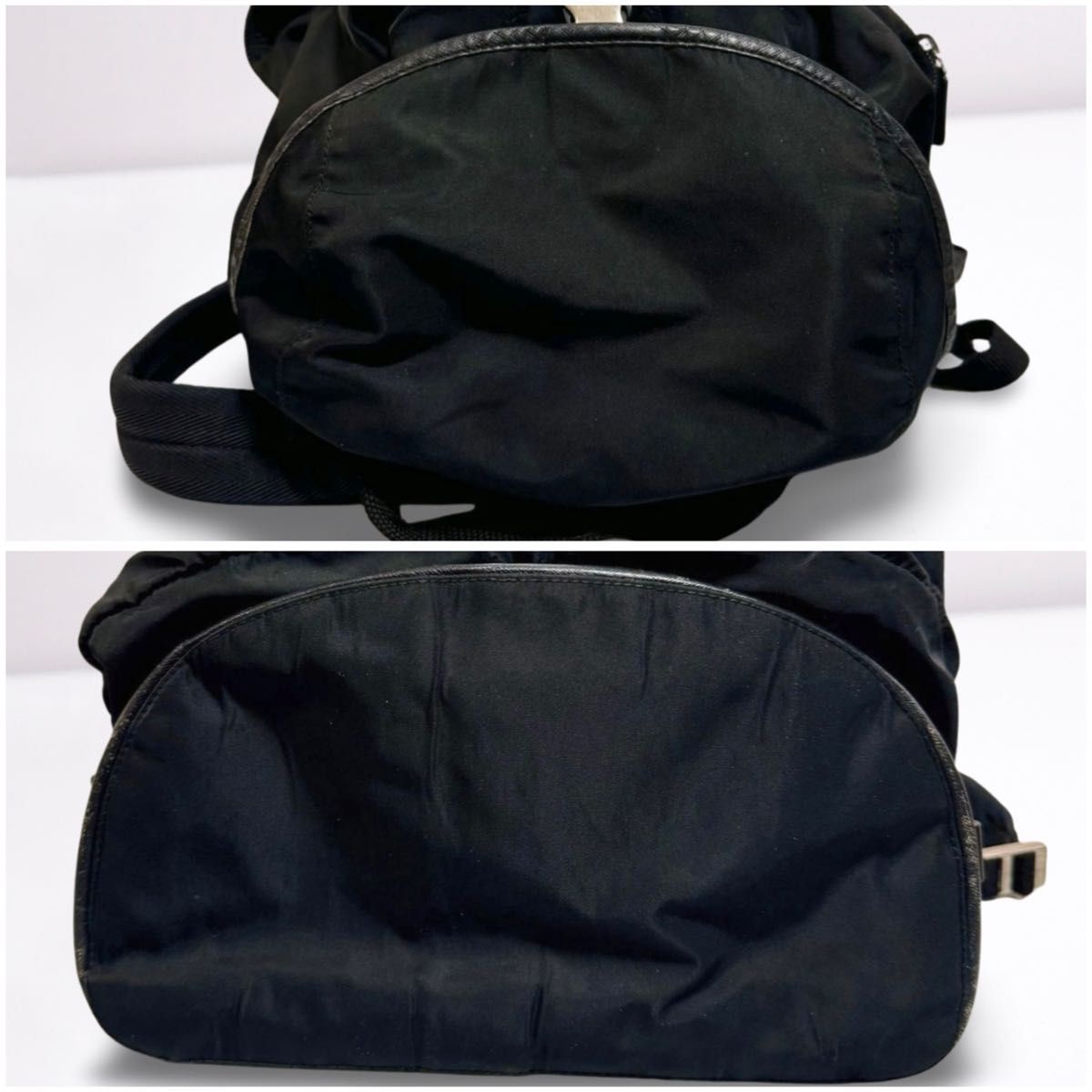 PRADA プラダ リュックサック バックパック ナイロン ブラック 三角