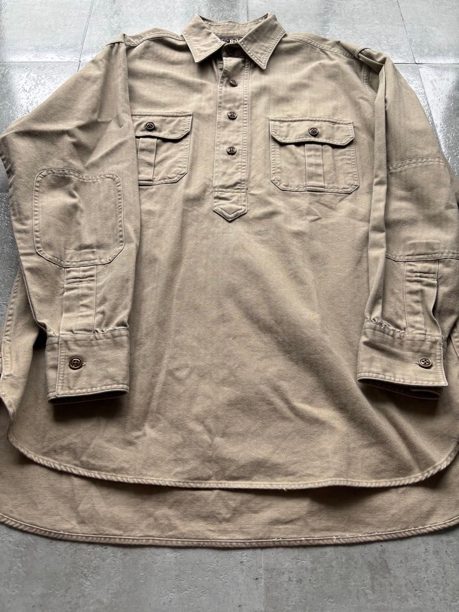 90s RRL ダブルアールエル ラルフローレン ウェスタンシャツ プル