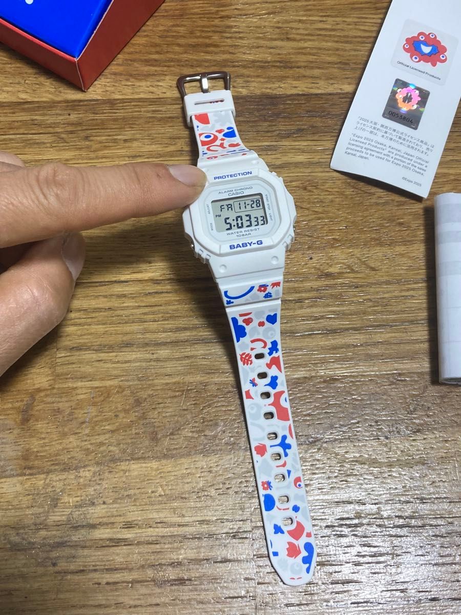 CASIO BABY-G EXPO 2025 ミャクミャク限定モデル 腕時計 白 未使用