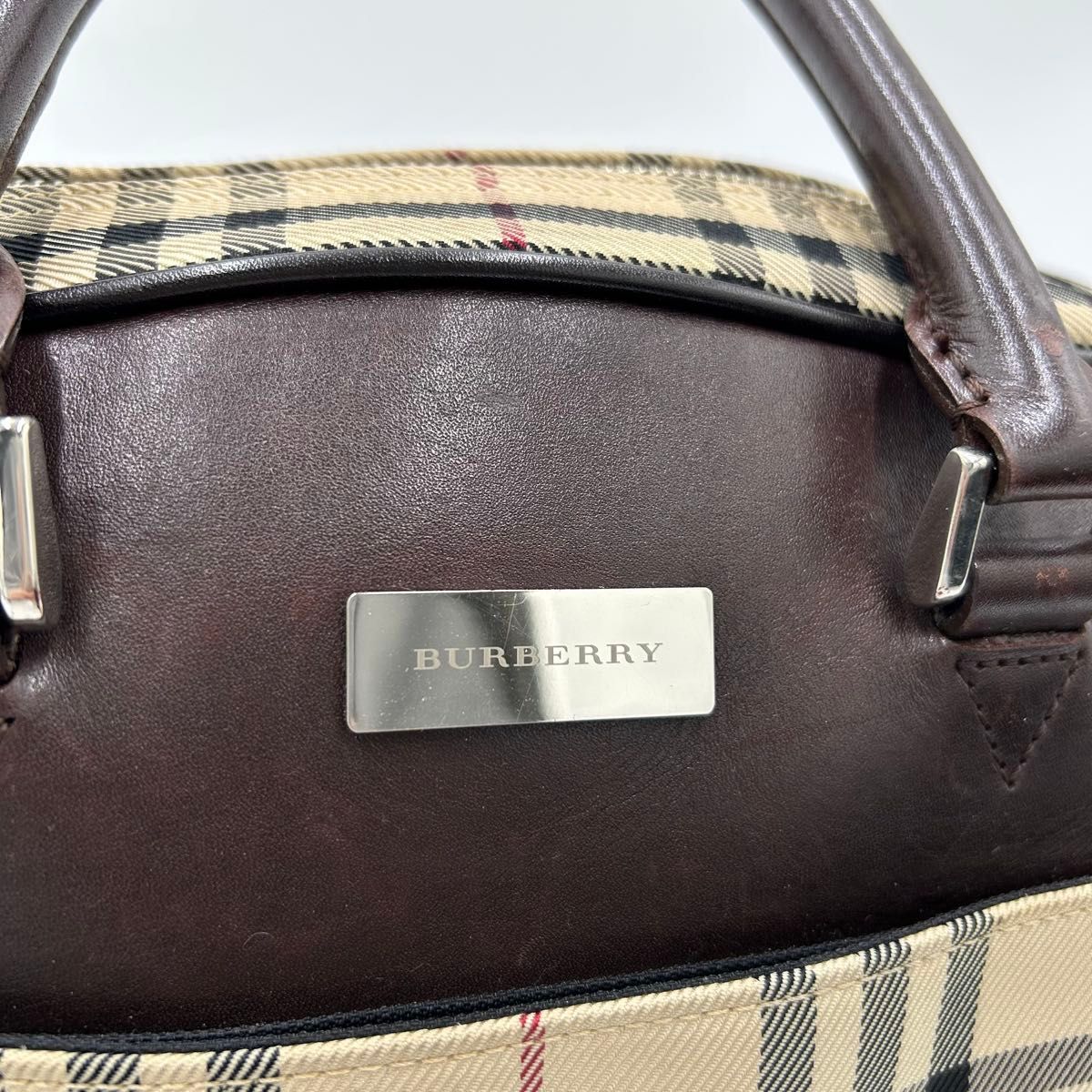 BURBERRY バーバリー ミニボストンバッグ ハンドバッグ ノバチェック