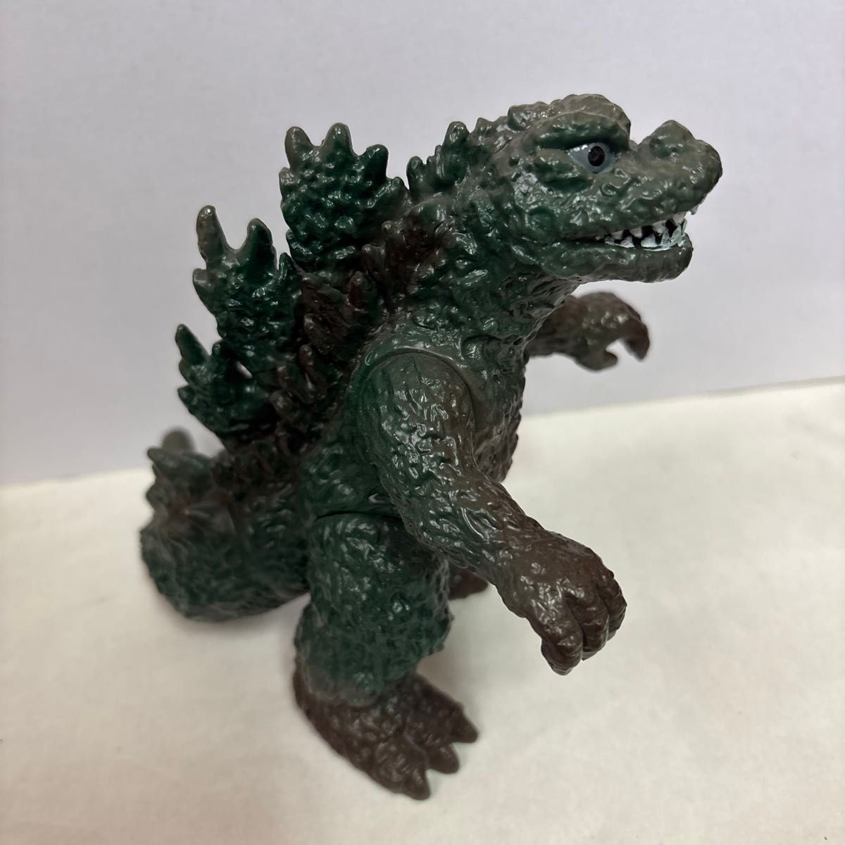 ゴジラ ソフビ ポピー キングザウルスシリーズ 復刻版 足型 美品