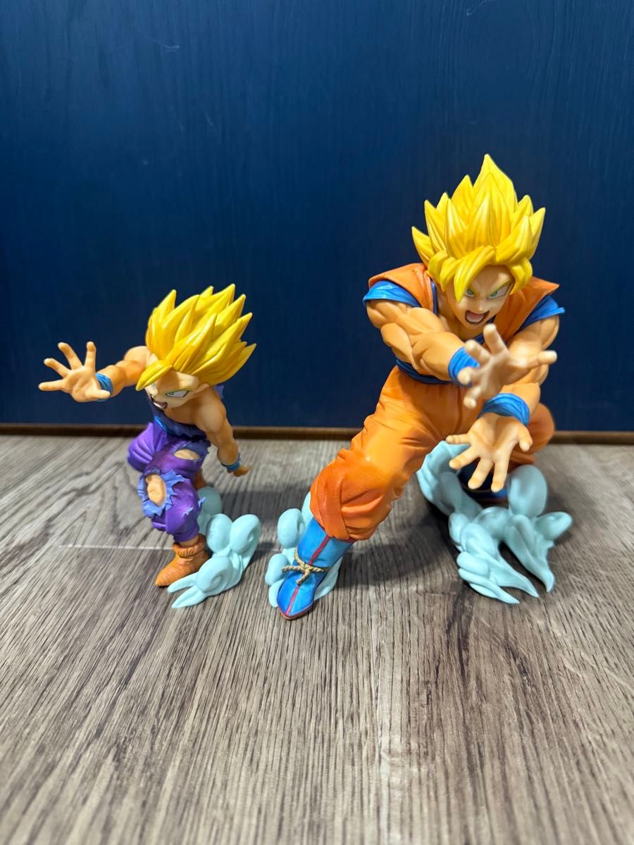 ドラゴンボール 一番くじ フィギュア A賞 孫悟空 孫悟飯 親子かめはめ