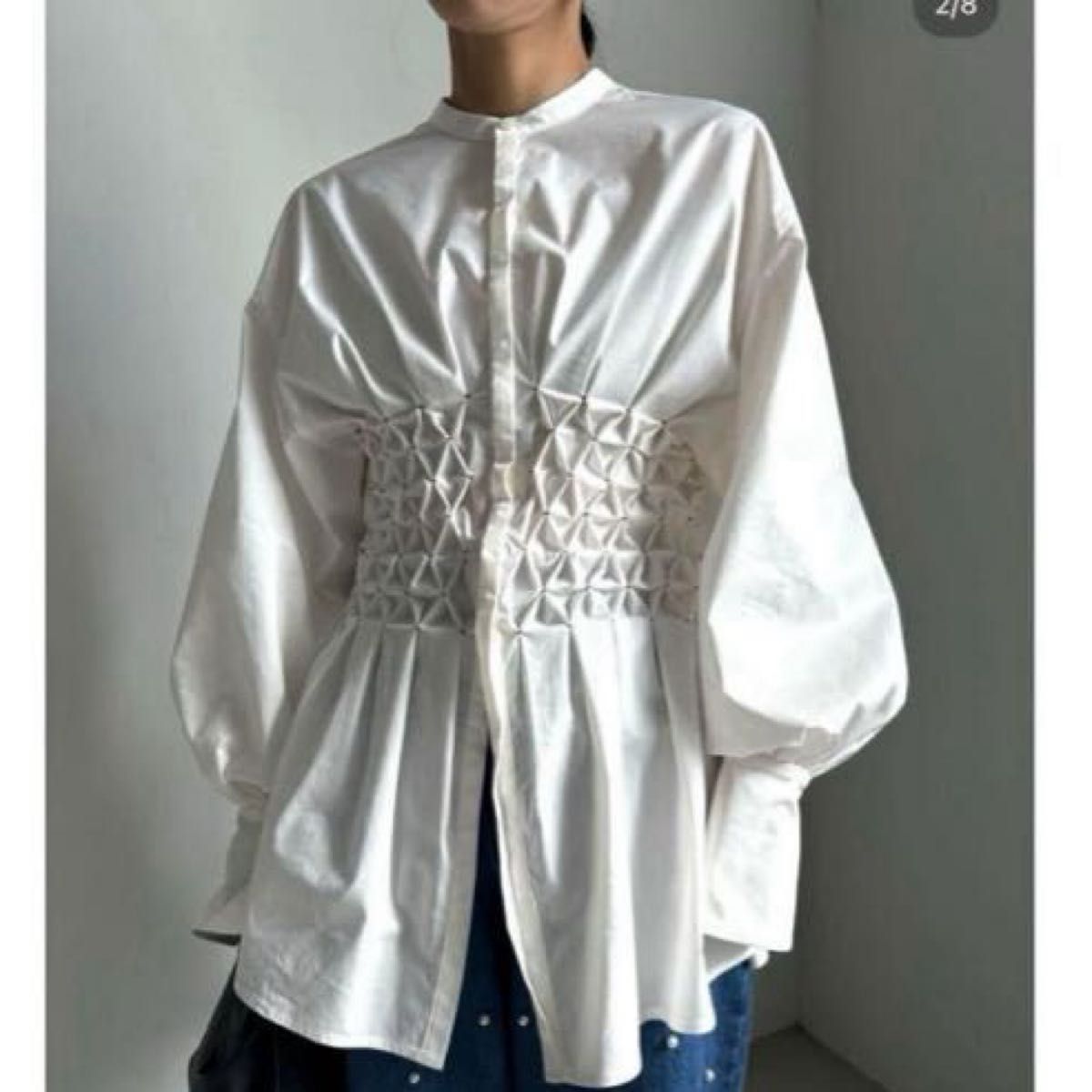 美品】ameri BLOOM SHIRRING SHIRT シャツ ブラウス｜Yahoo!フリマ（旧