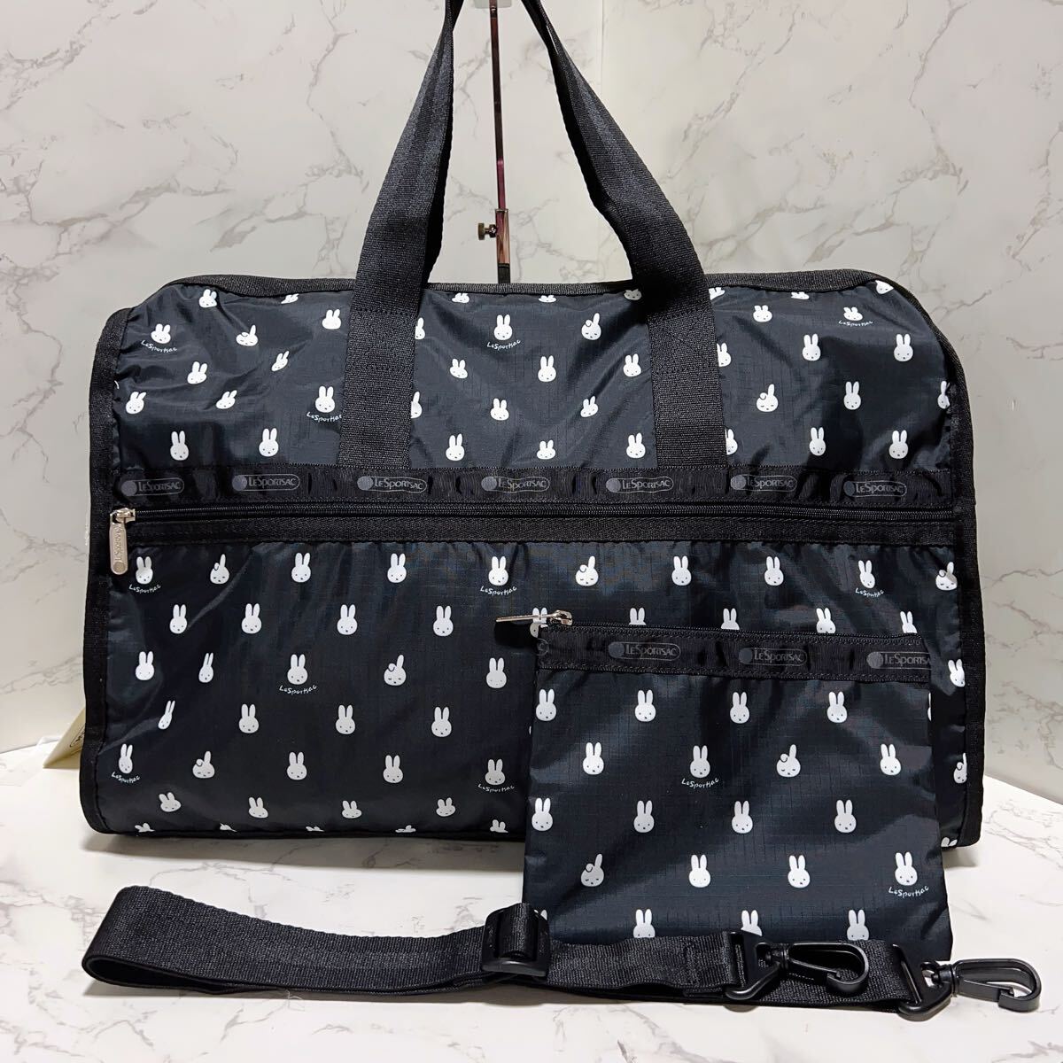 レスポートサック ミッフィー ボストンバッグ ラージ 旅行用トラベル