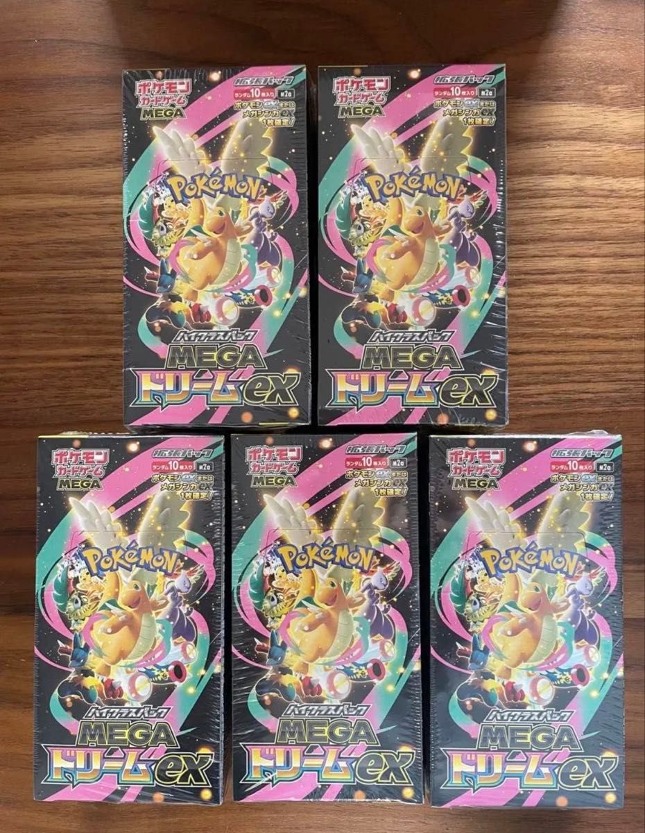ポケモンカードゲーム MEGAドリームex 5BOX シュリンク付き｜Yahoo