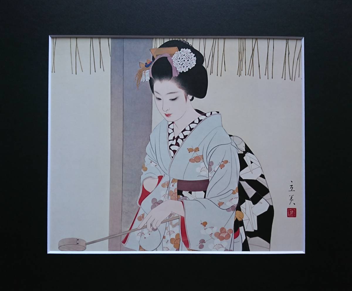 Yahoo!オークション - 志村 立美 初詣 入手困難 希少・限定画版 日本画