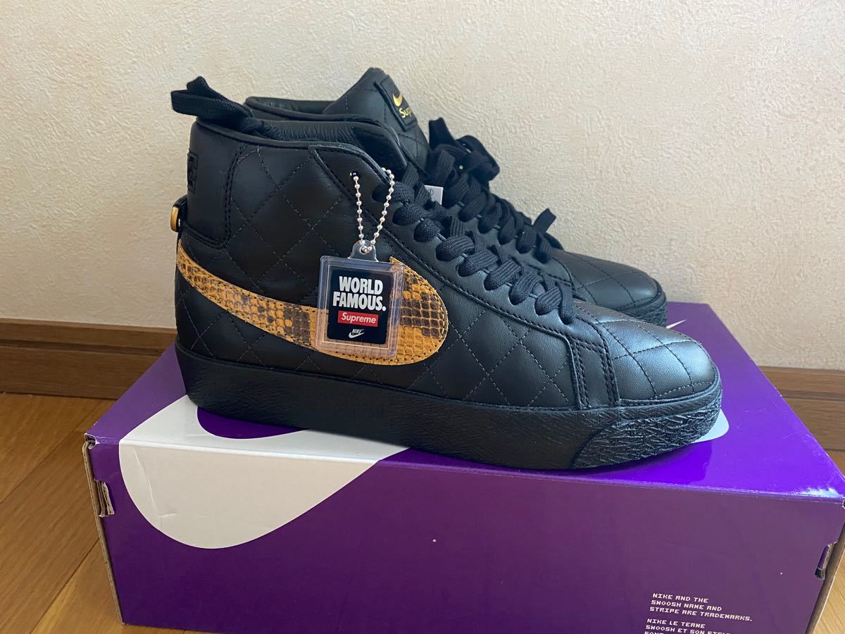 Supreme Nike SB Blazer Mid Black シュプリーム ナイキ ブレーザー