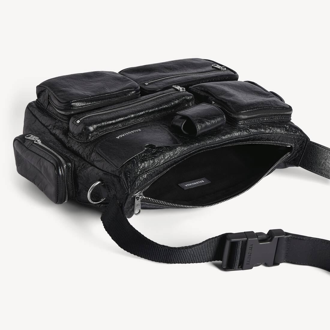 Men's Superbusy Messenger Bag in Black | Balenciaga CA