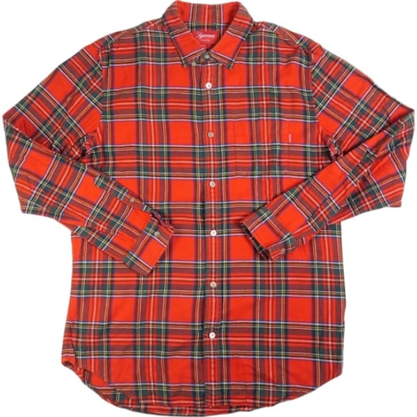 Size【L】 SUPREME シュプリーム 18AW Tartan L/S Flannel Shirt Red