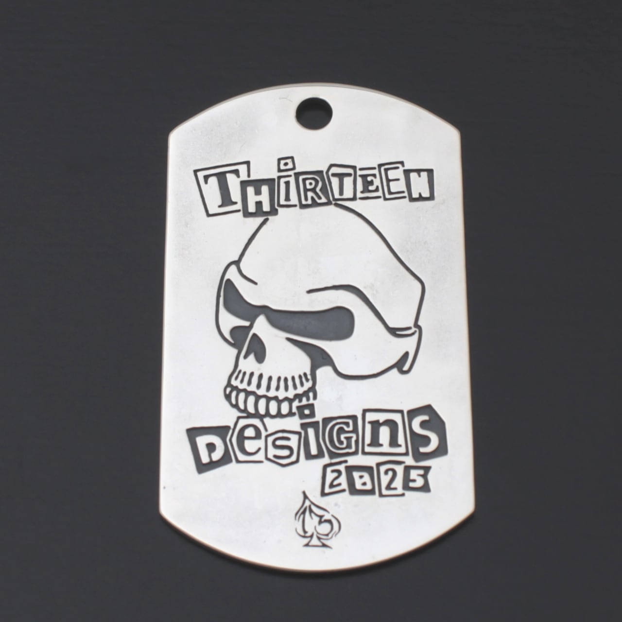 2024 YEAR LIMITED DOG TAG PENDANT 【TDYT-2024】 | THIRTEEN DESIGNS