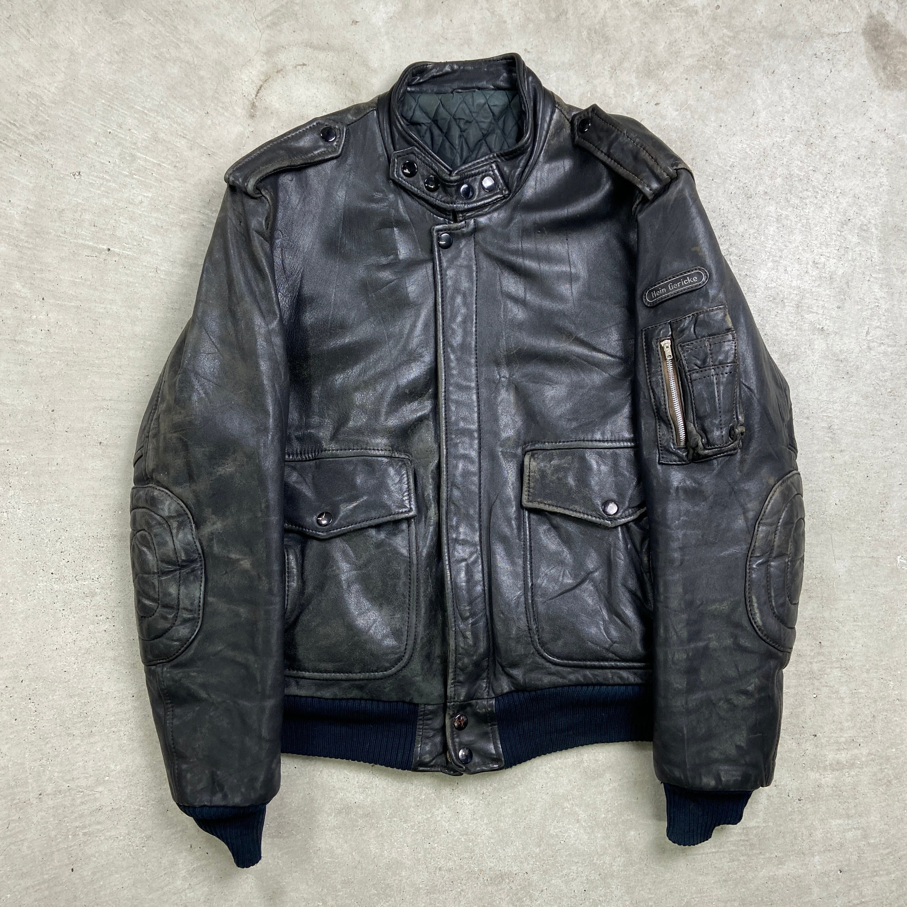 80年代 Hein Gericke シングルライダースジャケット レザージャケット