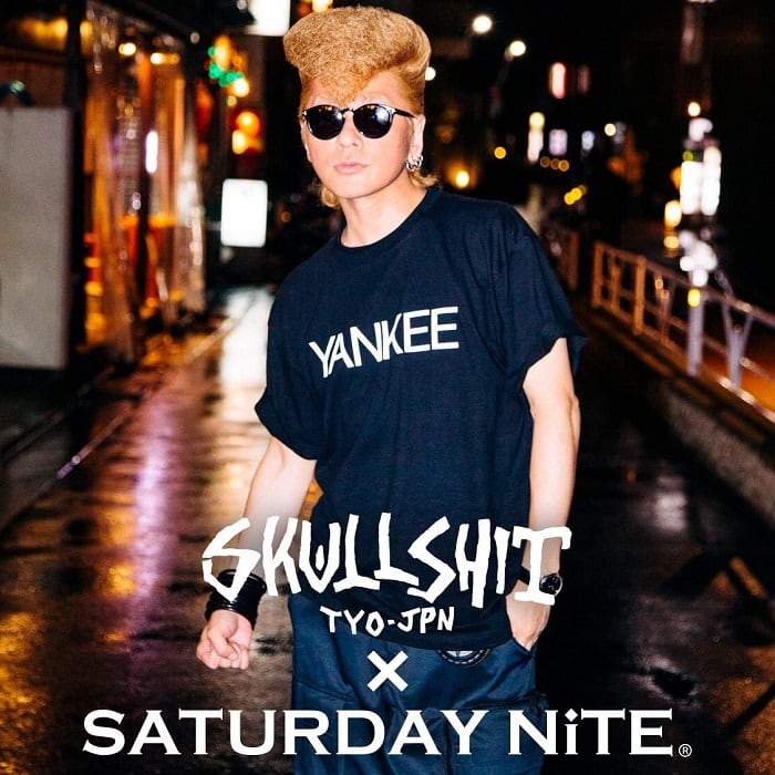 再入荷)【20%OFF SALE】SKULLSHIT × SATURDAY NiTE collaboration