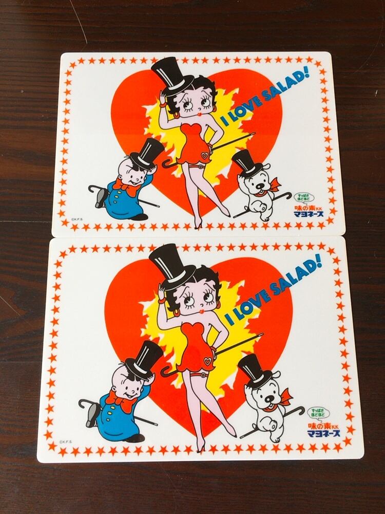 味の素マヨネーズ ノベルティ ベティちゃん 下敷き | レトロ雑貨
