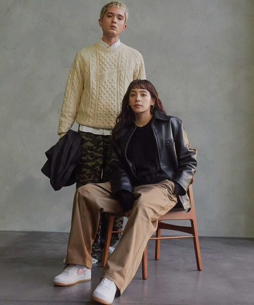 NIKE（ナイキ）の「NIKE CABLE KNIT SWEATER / ナイキ ケーブル ニット