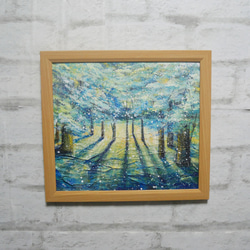 油絵 油彩 油彩画 絵 絵画 【富士山と銀杏】 絵画 HR 通販 18764990