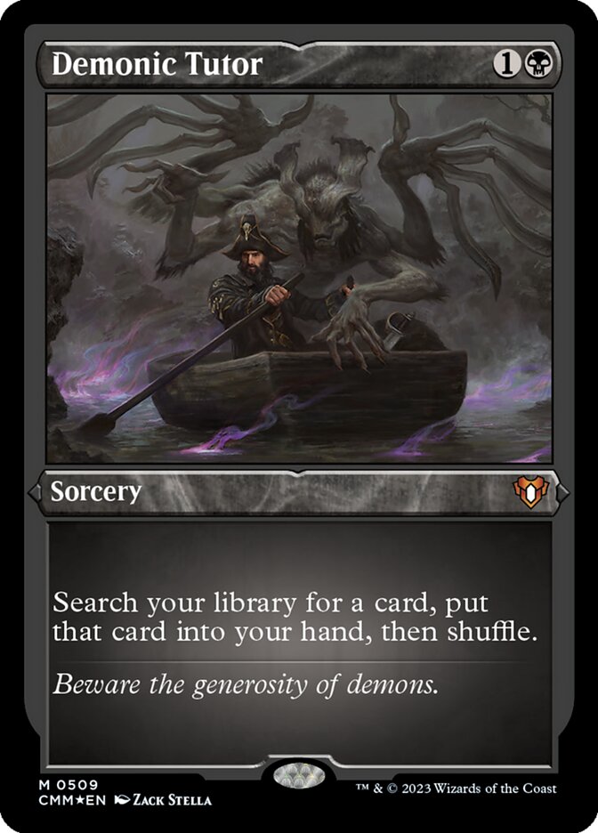 Demonic Tutor · Commander Masters (CMM) #509 · Scryfall Magic: The