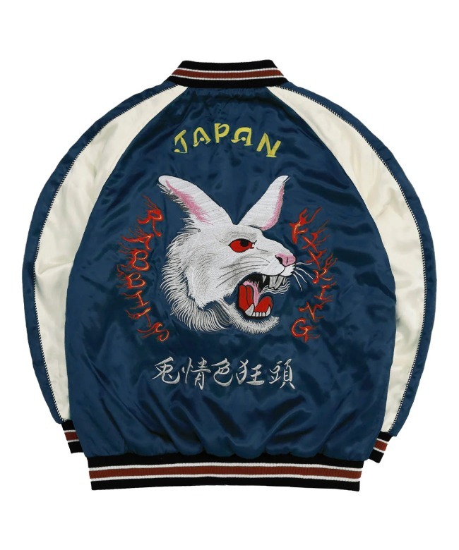□#FR2□頭狂色情兎 Souvenir Jacket☆話題ブランド☆完売前に