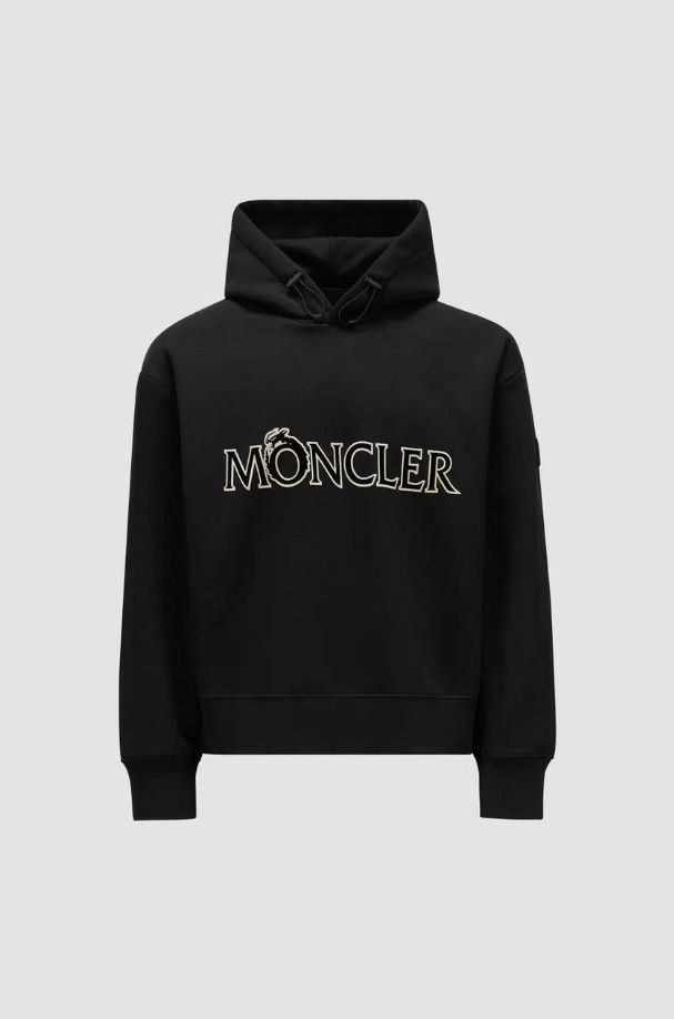 MONCLER 2024春夏新作 レタリングロゴプリント入り パーカー (MONCLER