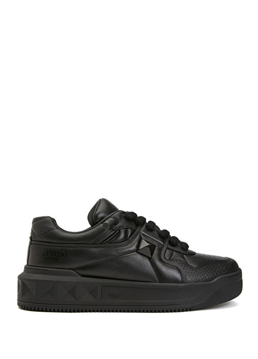 Valentino Garavani Siyah Erkek One Stud XL Siyah Erkek Deri