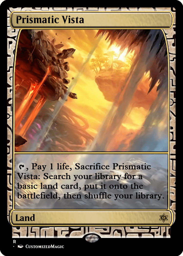 Prismatic Vista | Magic The Gathering Proxy Cards