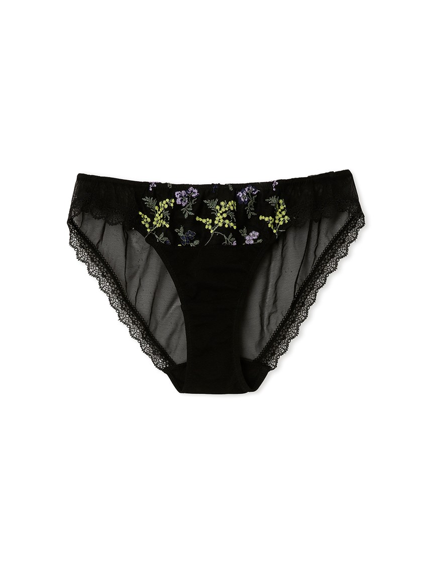 LILY BROWN Lingerie】ミモザ エンブロイダリーレース ショーツ