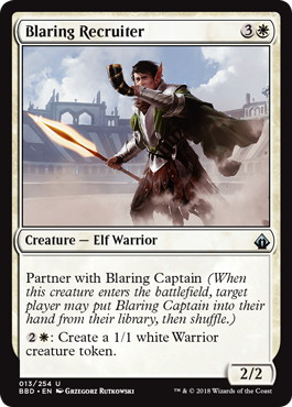 吹鳴する徴募兵/Blaring Recruiter》[BBD] 白U | 日本最大級 MTG通販