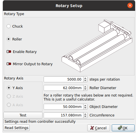 Adding Rotary on RD6442 controller - Community Laser Talk