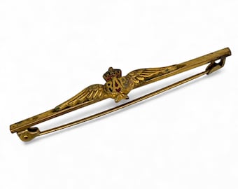 Vintage 14k Miniature WWII Single Propeller Plane Pin Brooch - Etsy