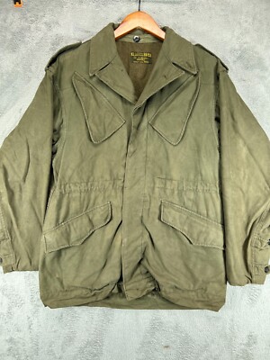 VTG 80s KL SEYNTEX GERMAN DUTCH MILITARY FIELD JACKET Wool Liner