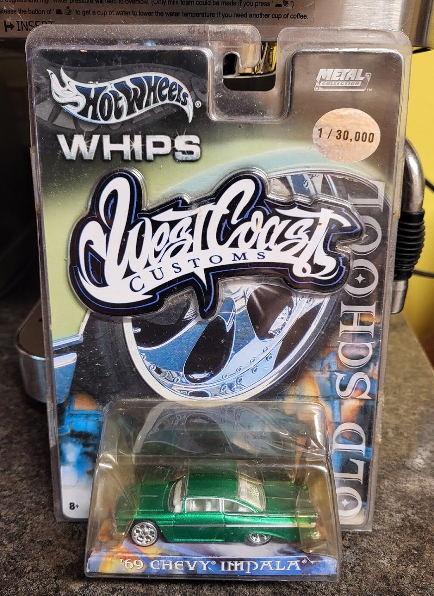 2003 Hot Wheels Whips West Coast Customs '69 Chevy Impala, In