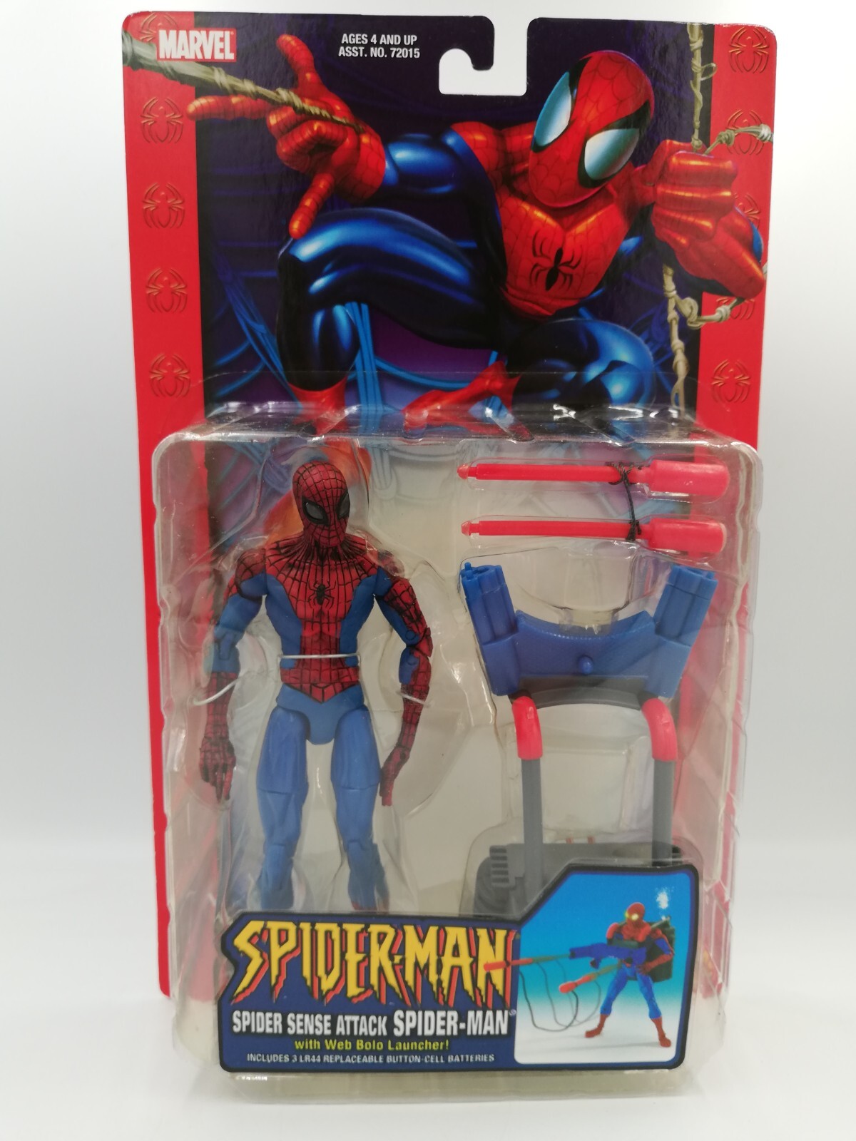 Marvel Spider-Man : Spider Sense Attack Spider-Man Figure Toy Biz